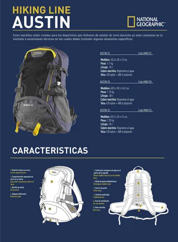 Mochila National Geographic Austin 30 Litros