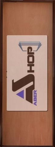 Imagen 3 de 9 de Puerta Placa Cedro 60x200x15 Ch #24 Reforzada Abershop