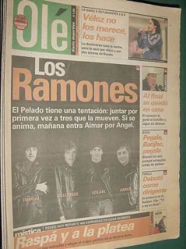 Diario Ole 15/8/98 Belgrano Ascenso Ramones  Estudiantes