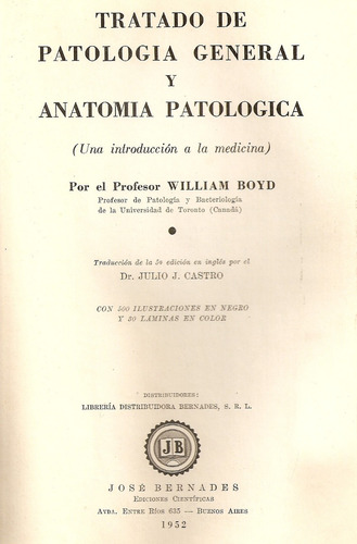 Tratado De Patologia General Y Anatomia Patologica