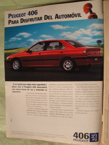 Publicidad Peugeot 406 Año 1995