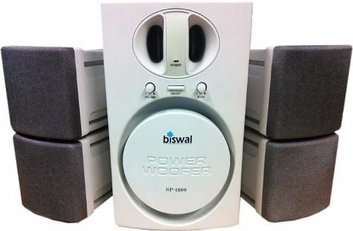 Parlantes Hometheater 4+1 Biswal 1500w Pmpo