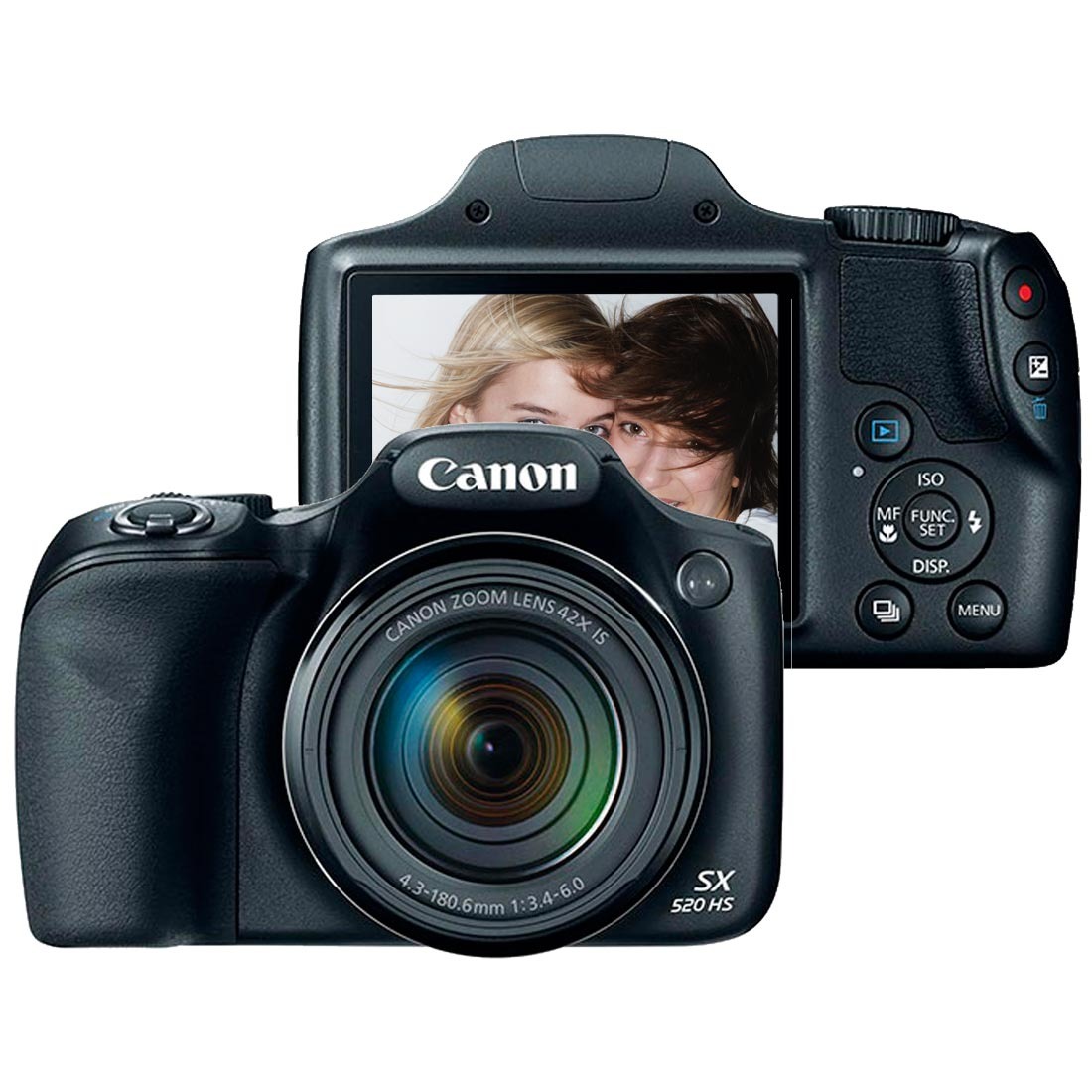 Câmera Digital Canon Powershot Sx520hs 12.1mp Wi-fi | Mercado Livre