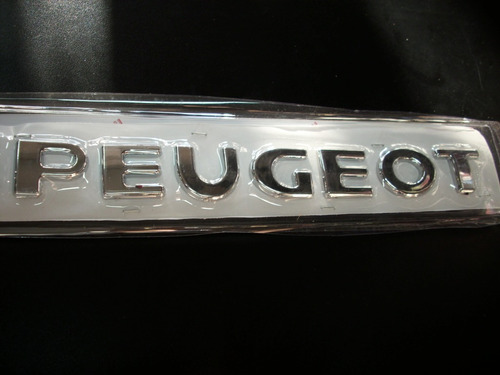 Letras Peugeot 405 Plastico Cromado - Autoadhesiva