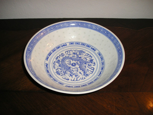 941- Centro De Mesa Bowl Porcelana Grano De Arroz