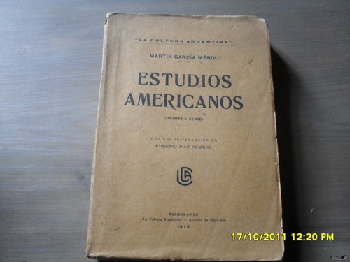 Martín García Merou. Estudios Américanos.