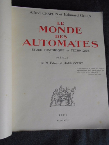 Le Monde Des Automates. Etude Historique Technique Automatas