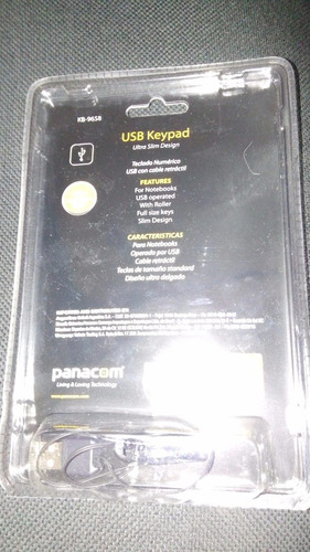 Teclado Pad Numerico Notebook Retractil Panacom Kb-9658