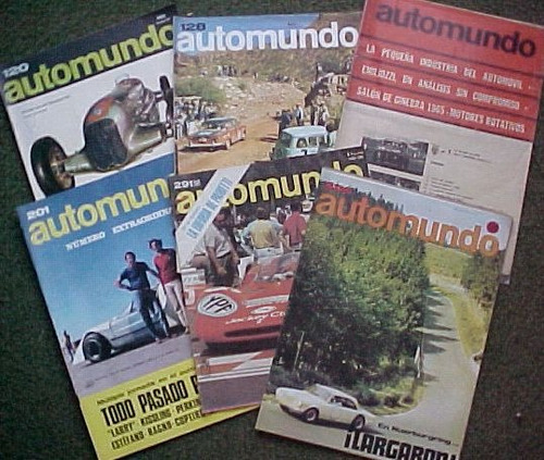 Revista Automundo 1965 A 1971 Buen Estado Números Sueltos