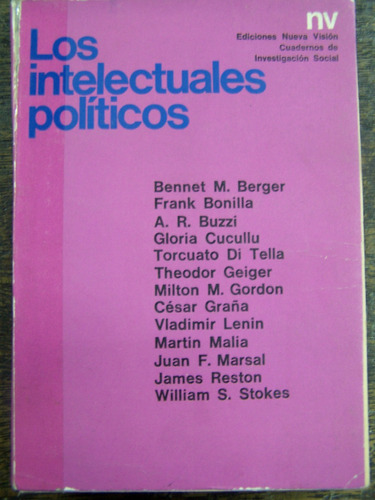 Los Intelectuales Politicos * Varios Autores *