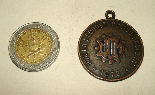 Medalla De La Uom Por La Recontruccion Nacional 1972