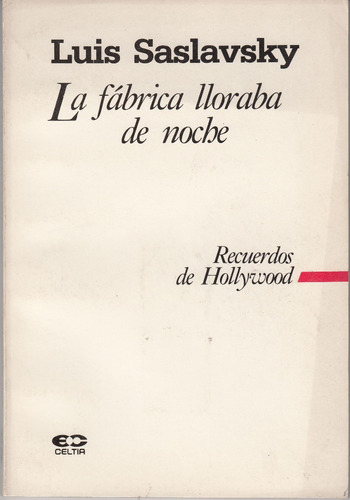 Cine Recuerdos De Hollywood X Luis Saslavasky Argentina 1983