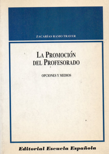 Promoción Del Profesorado Opciones Medios Traver (v)