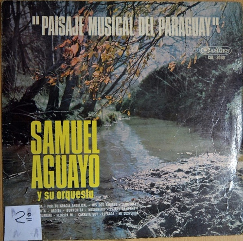 Lp Vinilo Paisaje Musical Del Paraguay Samuel Aguayo 