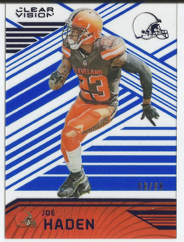 2016 Panini Clear Vision Blue /99 Joe Haden Browns