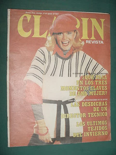 Revista Clarin 14/8/77 Violeta Rivas Nestor Fabian Menotti