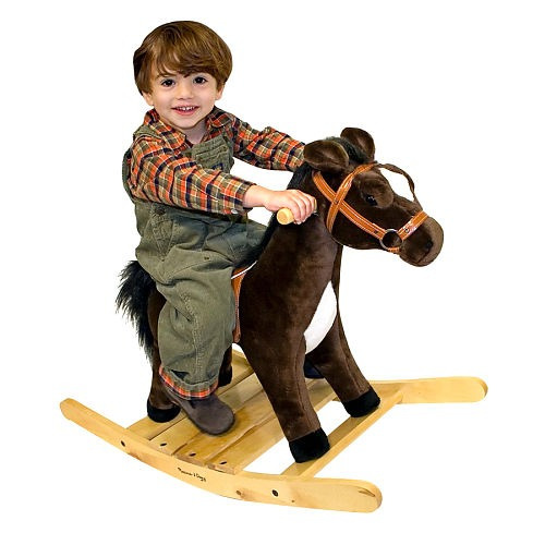 Melissa & Doug Felpa Rocking Horse