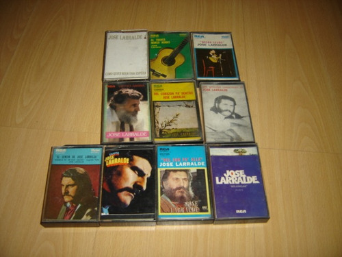 Jose Larralde Cassette Folklore Raros Guitarra Payada Campo