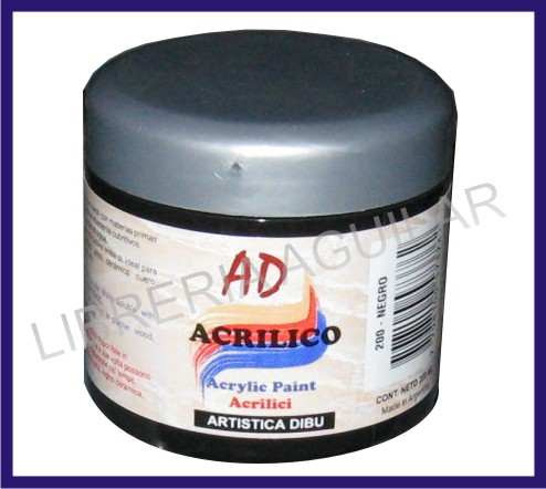 Pintura Acrilica Ad 6un Pote Grande X 200ml