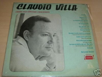 Claudio Villa Canta Sus Ultimas Canciones Vinilo Argentino