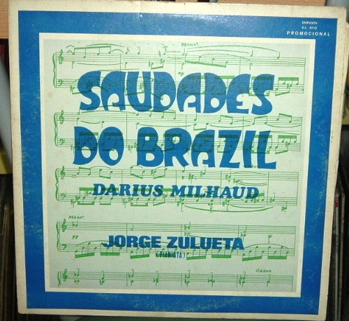 Jorge Zulueta Saudades Do Brazil Vinilo Argentino