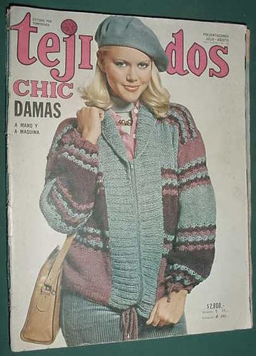 Revista Moda Tejidos 119 Damas Maquina Crochet Tricot Ropa