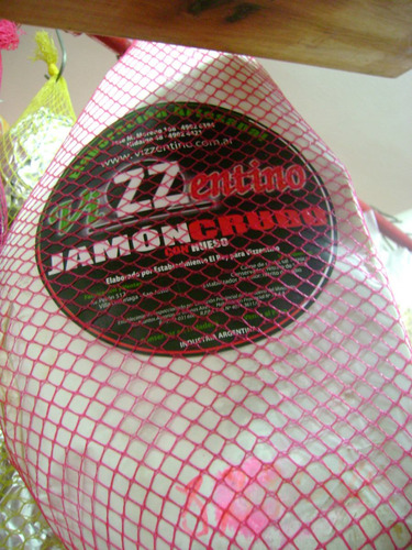 Jamon Crudo Pata Entera, 8kg , Estacionado, 1era Calidad