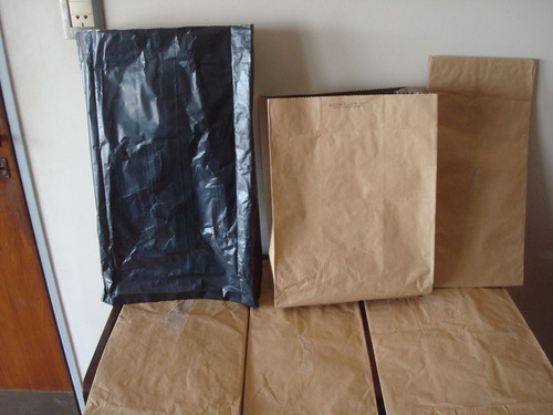 Bolsas De Papel Duro Forradas Por 10 Unidades