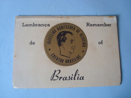 Cartão Postal Antigo - Album - Brasília - Inauguração - 1960