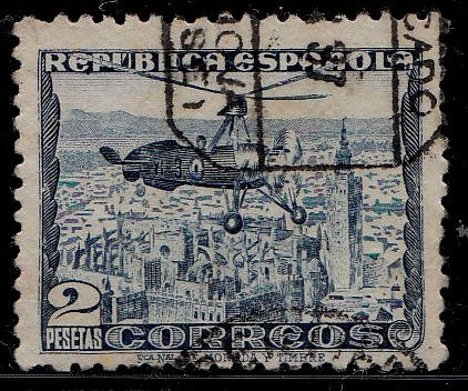 España 1935 Sello Aereo Yvert N° A 95 Usado