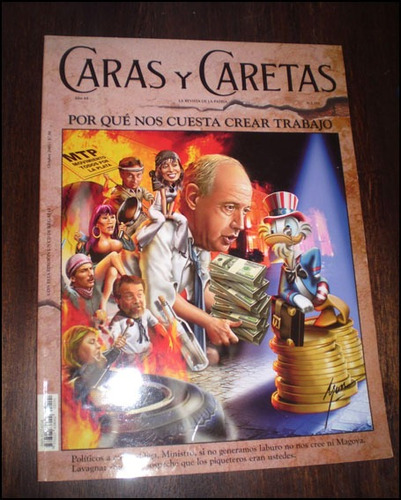 Caras Y Caretas _ Tematica Crisis Laboral - Octubre 2005