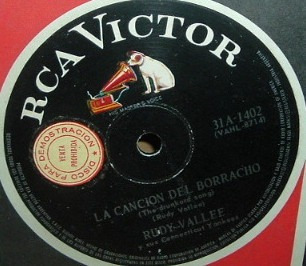 Rudy Vallee Cancion De La Vieja Cerda Simple Argentino Promo (Usado)