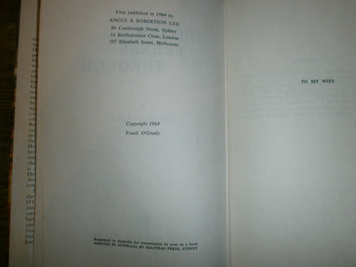The Sun Breaks Through Frank O´grady Autografiado Angus & Ro (Usado)