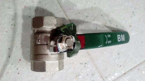 Fundición Pacifico Llave De Paso 1/2 Original Reforzada