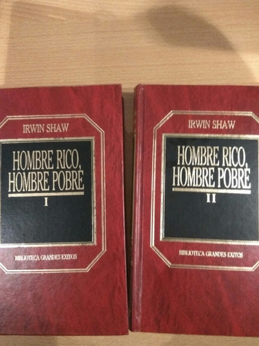 Hombre Rico, Hombre Pobre, 2 Tomos, Irwin Shaw, Excelentes!