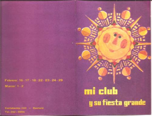 Coleccionistas Carnaval 1980 Mi Club Mítico Boliche Banfield