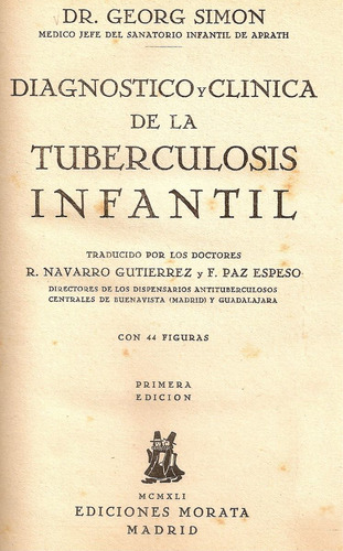 Diagnostico Y Clinica De La Tuberculosis Infantil