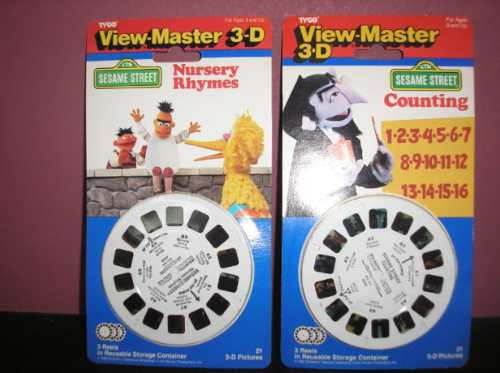 Set X 2 View Master 3-d Peliculas Plaza Sesamo Devoto Toys