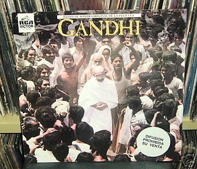 Ravi Shankar Gandhi Soundtrack Vinilo Argentino Promo