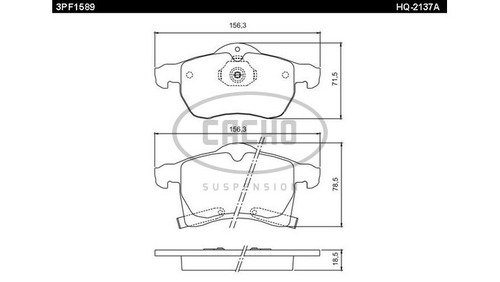 Pastilla De Freno Del P/ Chevrolet Astra (c/abs) Todos