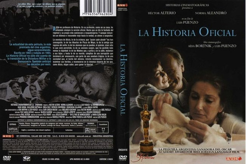 Dvd La Historia Oficial  Nueva Original. Elfichu2008