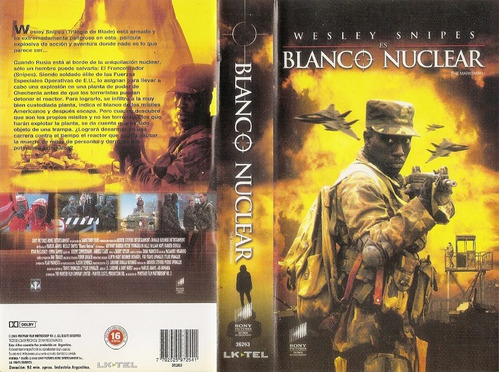 Blanco Nuclear Vhs Wesley Snipes The Marksman