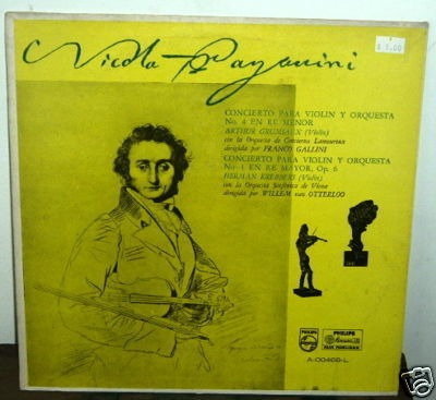 Arthur Grumiaux Herman Krebbers Paganini Vinilo Argentino