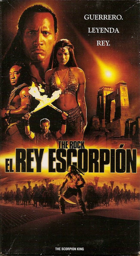El Rey Escorpion Vhs Dwayne The Rock Johnson Kelly Hu