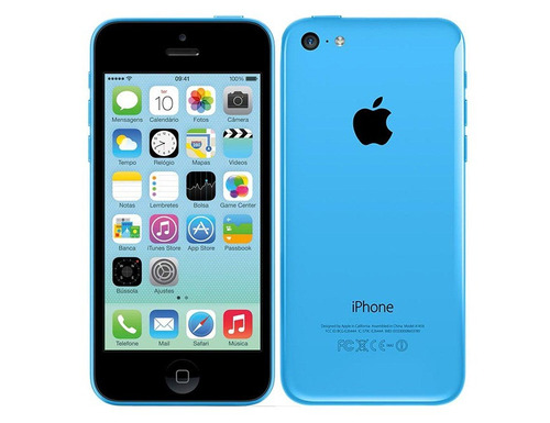 iPhone 5c 16gb Azul Original Com Garantia E Acessórios