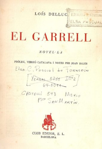 El Garrell - Lois Delluc - Club