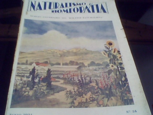 Naturalismo Y Homeopatía. Antigua Revista. 1934