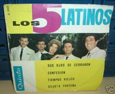 Los 5 Latinos Sus Ojos Se Cerraron Simple Argentino C/tapa