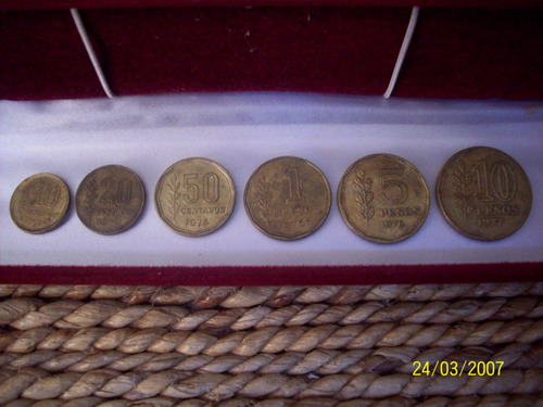 Monedas Argentinas 1971-1977