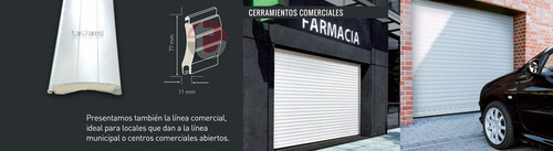 Cortina Aluminio Inyectada Alta Seguridad Tablilla Chapa